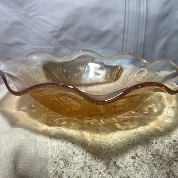 Antique Jeanette Marigold Iris Bowl Set - Picture 2 of 6